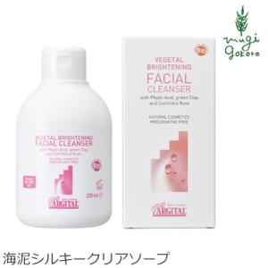 アルジタル 洗顔料 オーガニック ヴェジタル シルキークリアソープ 250ml 無添加 送料無料 スキンケア 石澤研究所 洗顔フォーム｜mugigokoro-y