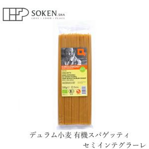 スパゲッティ 創健社 ジロロモーニ デュラム小麦 有機スパゲッティ セミインテグラーレ 500g 購入金額別特典あり 正規品 オーガニック 有機