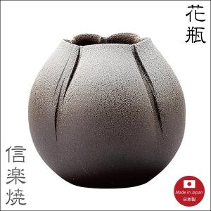 茶道具 花入れ 置用 萩焼き 萩耳付 小松健作 風来房 萩焼 花入