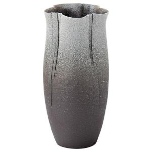 花瓶  残雪花型  1-2560 信楽焼