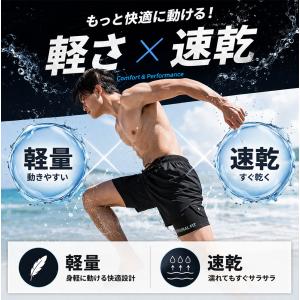 メンズ 水着 サーフパンツ インナー付 スクー...の詳細画像1