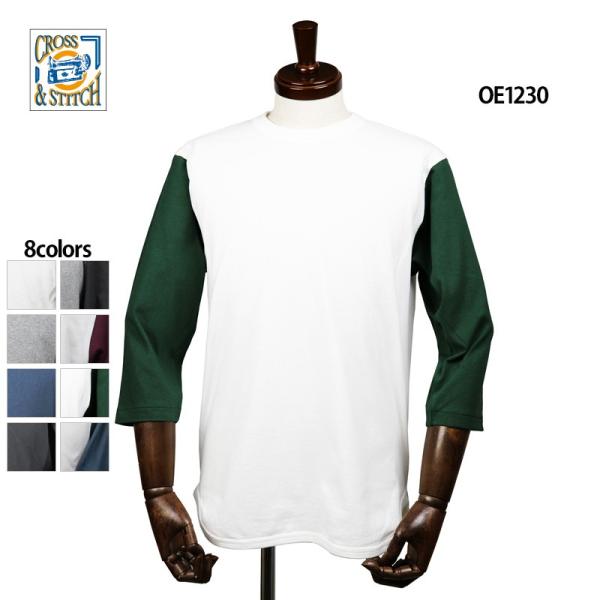 tシャツ メンズ 半袖 無地 厚手 丸首 ７分袖 ベースボールtシャツ レディース アメカジ カジュ...