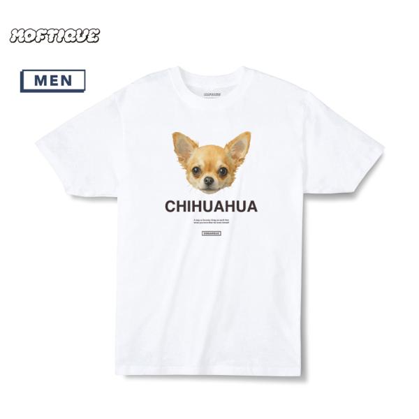 Moftique（モフティック） エントリーモデル 半袖Tシャツ チワワ クリーム 犬 ドッグ イン...