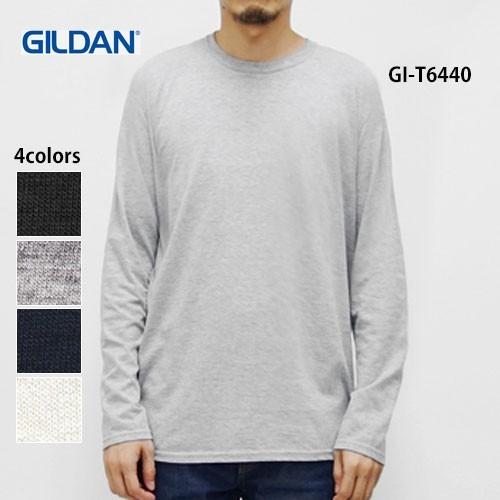 ロンt メンズ 無地 長袖 丸首 レディース ロングスリーブ ロンティー 薄手 4.5オンス ( G...