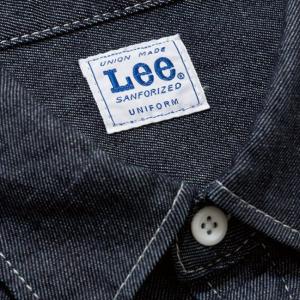 デニムシャツ 長袖 メンズ lee リー デニ...の詳細画像3