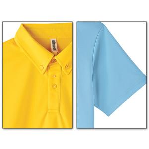 ポロシャツ ボタンダウン メンズ 半袖 無地 ...の詳細画像2