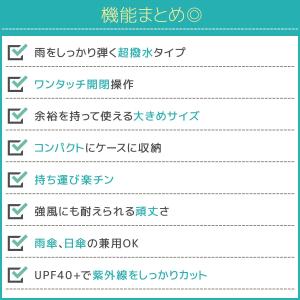 折りたたみ傘 テフロン加工 傘 耐風 晴雨兼用...の詳細画像2
