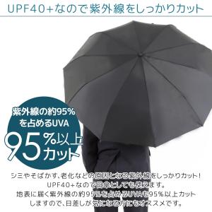 折りたたみ傘 テフロン加工 傘 耐風 晴雨兼用...の詳細画像5