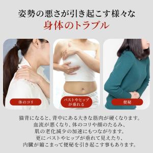 姿勢矯正コルセット コルセット 猫背 猫背矯正...の詳細画像3