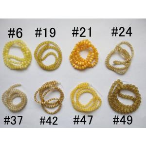 キャッツアイ 丸玉 イエロー系 一連  アクセサリーパーツ ビーズ パーツ ハンドメイド 手芸 材料