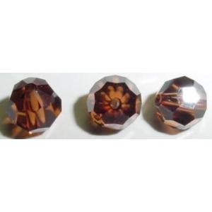 オーストリア製ビーズ ＃5000 スモークトパーズ   ラウンド 丸玉