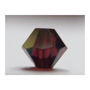 オーストリア製ビーズ #5301 #5328 バーガンディAB