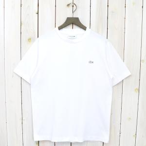 【10%OFFクーポン配布中】LACOSTE (ラコステ)『クルーネックTシャツ』(WHITE)｜muldershop