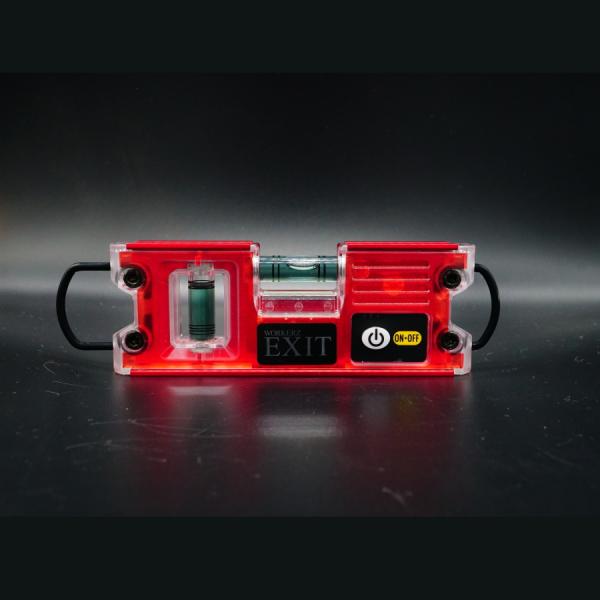 WORKERZ EXIT トビライトレベル・ミニ レッド EXT16TBLMRE 水平器 EBISU...