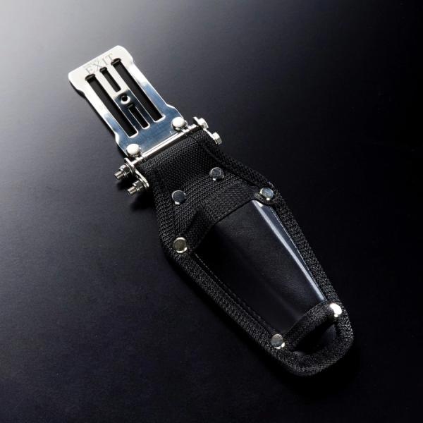 WORKERZ EXIT ツールケース１段差し EXT-HD01BK フェイクレザー メタルプレート...