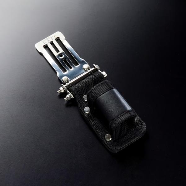 WORKERZ EXIT ハンマー差し EXT-HMBK フェイクレザー メタルプレート 連結金具 ...