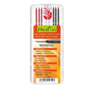 PICA MARKER (ピカマーカー) Pica Dry 4070/03 替芯 サマーヒート耐熱（赤×3、黒×3、白×2）