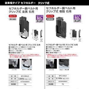 タジマ セフ 胴ベルト用 セフホルダー 樹脂 ...の詳細画像1