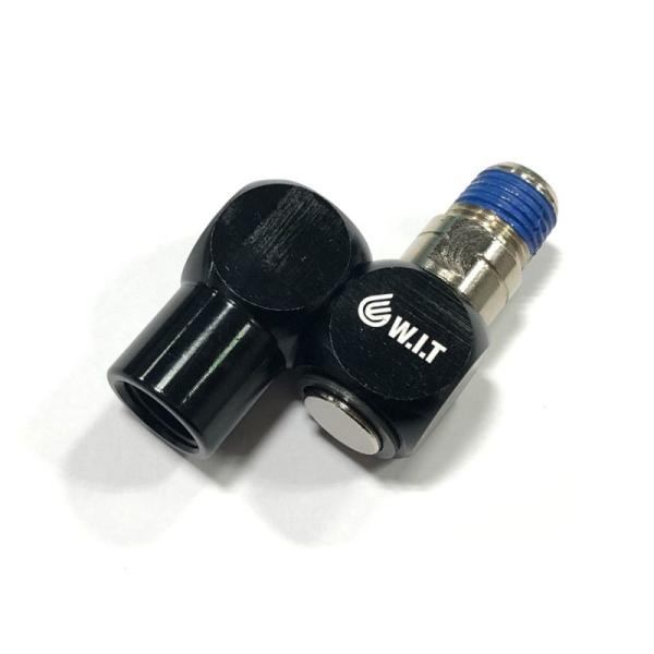 WIT (ワールドインポートツールズ) エアースイベルコネクター｜ホース捻れ防止 2段階360°回転...