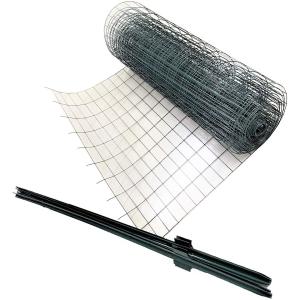 シンセイ アニマルフェンス 1.2m×20m　専用支柱11本付【法人のお客様専用】