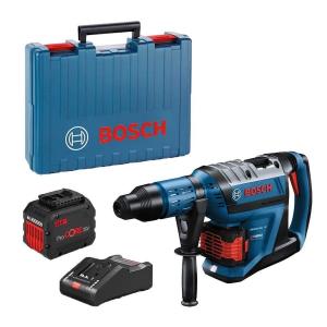 BOSCH SDS-max コードレスハンマードリル BITURBO GBH18V-45C 12Aバッテリ-2個+充電器+サイドハンドル+ケース付 プロ用 18V対応 ボッシュ｜mulhandz