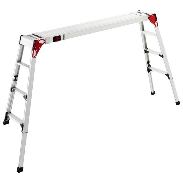 在庫品即出荷 長谷川工業 (ハセガワ) DSL1.0-2712 天板/脚部伸縮足場台 天板長2.7m...