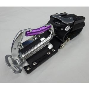 KNICKS（ニックス） KB-3SE-CSPU チェーンタイプ金属セフ/カラビナホルダーセット 限定バイオレットシルバー KB-3SE 限定色