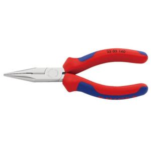 KNIPEX（クニペックス）2505-140 ラジオペンチ 140mm クロムメッキコンフォートハンドル｜mulhandz