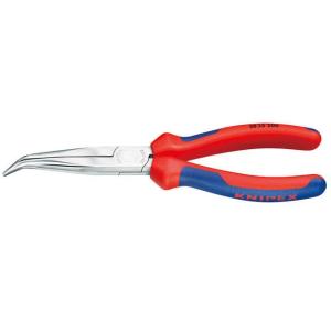 KNIPEX（クニペックス）3825-200 40°先曲がりメカニックプライヤー200mm コンフォートハンドル｜mulhandz