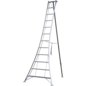 ALINCO KWX360 アルミ園芸三脚立 360cm 12尺 園芸梯子 KWX-360｜mulhandz