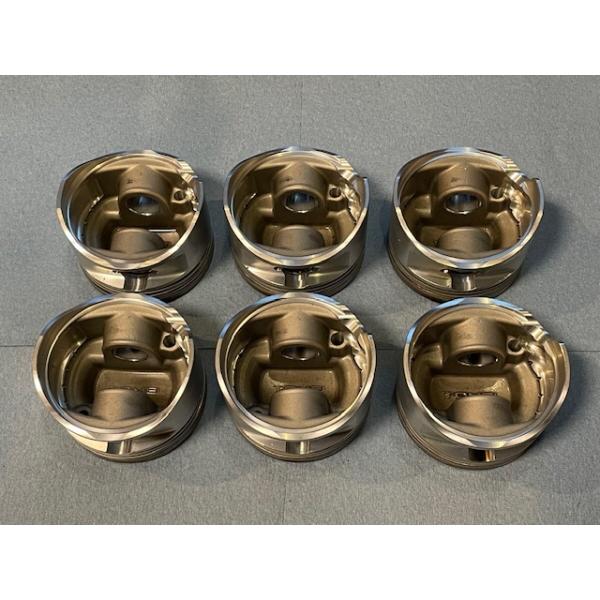 RB26用 東名 クーリングチャンネル付き鍛造ピストン 87.5mm径 6個セット32GTR 33G...