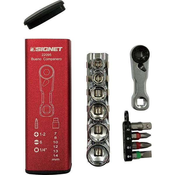 SIGNET 22095 スクエアミニラチェセット ウルトラショート レッド