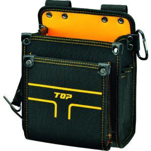 TOP工業 T carry 電工用腰袋 2段 Mサイズ TPD-201M カラビナ・テープホルダー付きトップ工業｜mulhandz