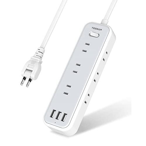 延長コード 2m 電源タップ usb コンセントタップ 9個AC口 3個USBポート TESSAN ...