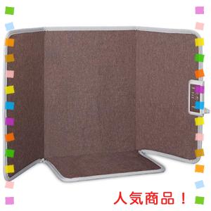 遠赤外線デスクヒーター 省エネパネルヒーター 3時間タイマー付 冷え対策 踏み型 踏み心地良い