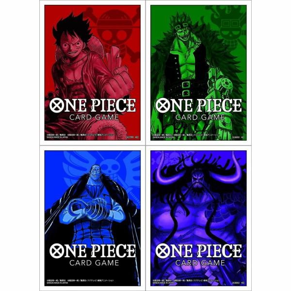 バンダイ ONE PIECEカードゲーム ONE PIECE  オフィシャルカードスリーブ1 全4種...