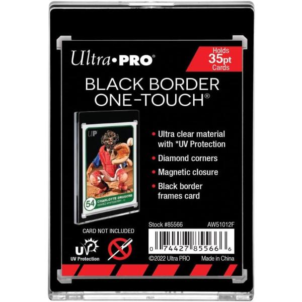 ウルトラプロ ワンタッチ マグネットホルダー (35Point) 約1mm厚対応 ブラック 1個セッ...