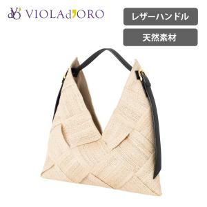 VIOLAd'ORO ヴィオラドーロ トートバッグ ハンドバッグ レザー