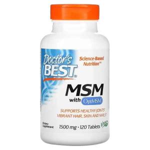 ドクターズベスト(Doctor&apos;s Best) ベストMSM 1500mg 120タブレット 並行輸...