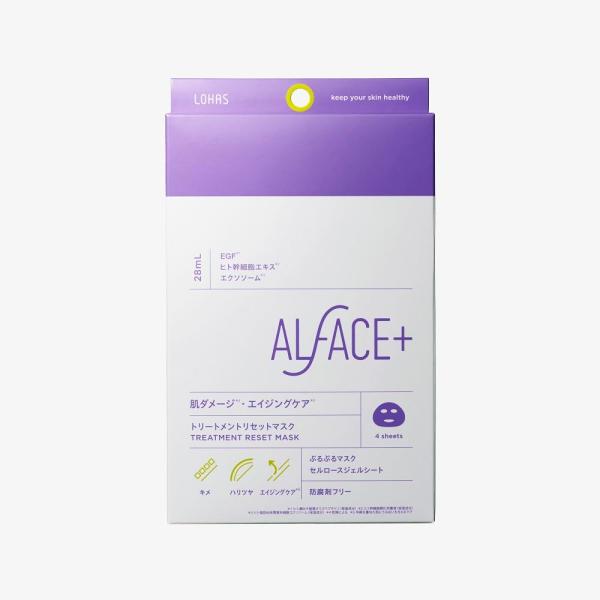 ALFACE(オルフェス) トリートメントリセットマスク 4枚 肌ダメージ・エイジングケア ぷるぷる...
