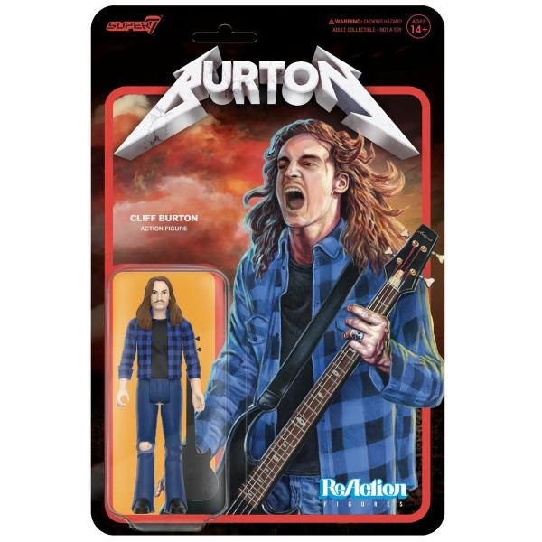 クリフ バートン Re Action フィギュア Cliff Burton Super7 正規品 メ...