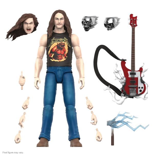 クリフ バートン フィギュア Cliff Burton ULTIMATES! Wave 2 Supe...