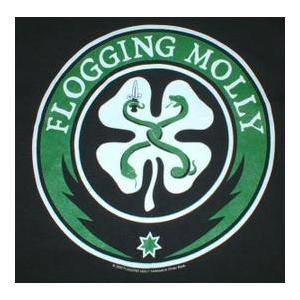 フロッギング モリー Tシャツ Flogging Molly 擦れ Sham Rock フロッギング モリー Tシャツ Flogging Molly 擦れ Sham Rock