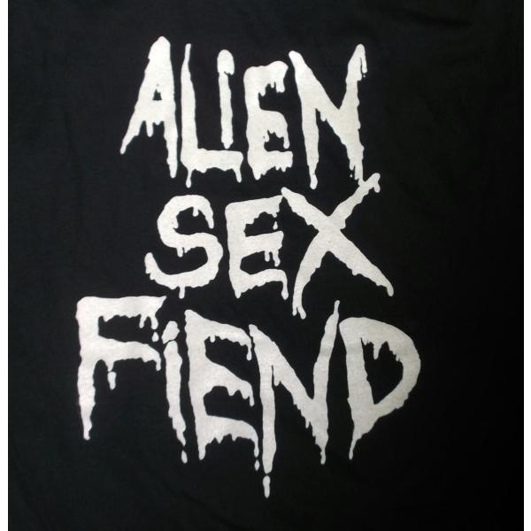 エイリアン セックス フィエンド Tシャツ Alien Sex Fiend 蓄光ロゴ 正規品 ロック...