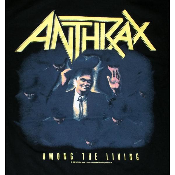 アンスラックス Tシャツ ANTHRAX AMONG THE LIVING 正規品