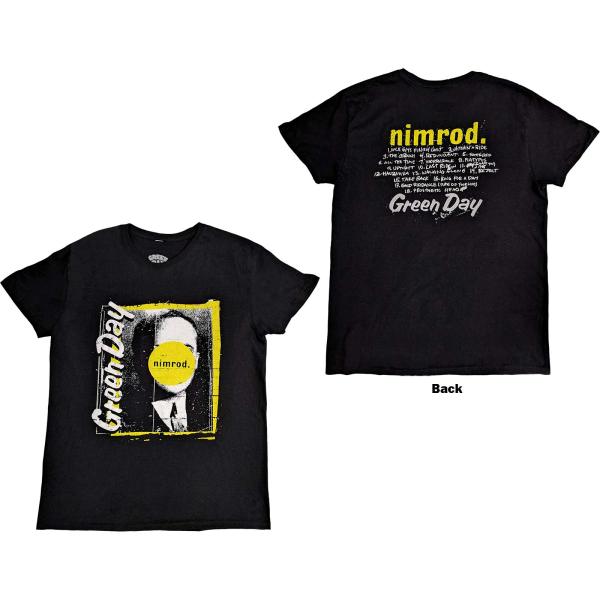 グリーン デイ Tシャツ GREEN DAY NIMROD TRACKLIST 正規品 ロックTシャ...