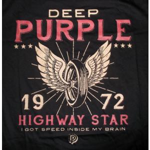 ディープ パープル Tシャツ Deep Purple HIGHWAY STAR ハイウェイ スター 正規品 ロックTシャツ バンドＴシャツ｜マンブルズ バンドTシャツ 通販