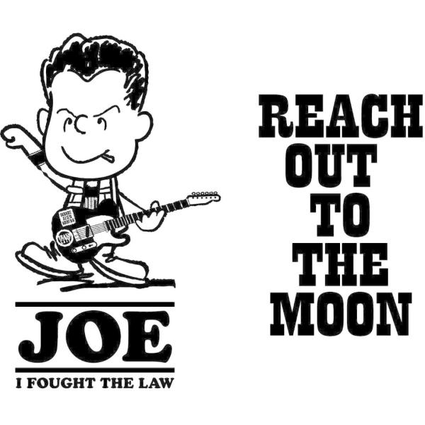 ピーナッツ パロディ Tシャツ ジョー ストラマー Joe Strummer 白 ザ・クラッシュ T...