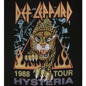 DEF LEPPARD・デフレパード・HYSTERIA 1988・Tシャツ・ロックTシャツ