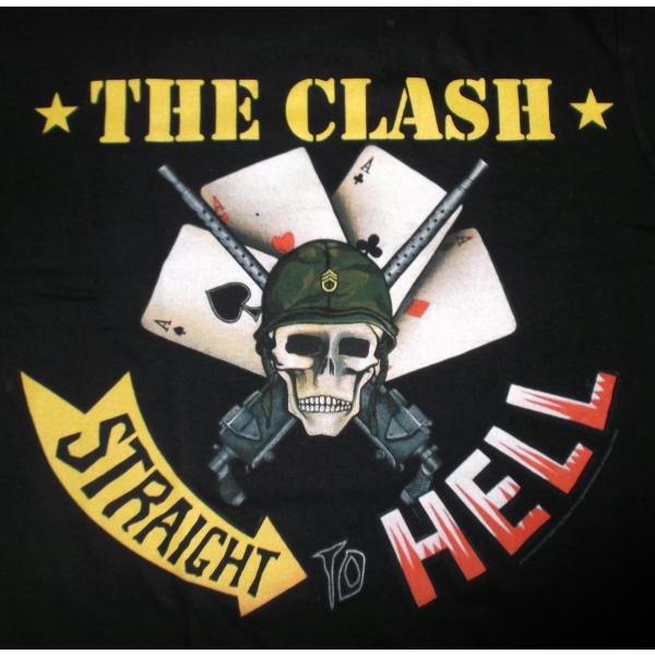 ザ・クラッシュ Tシャツ The Clash Straight To Hell SINGLE 正規品